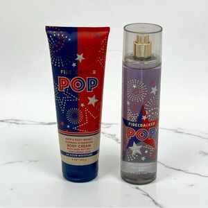 Bath and Body Works Firecracker Pop Lotion Body Care Gift Set NWT